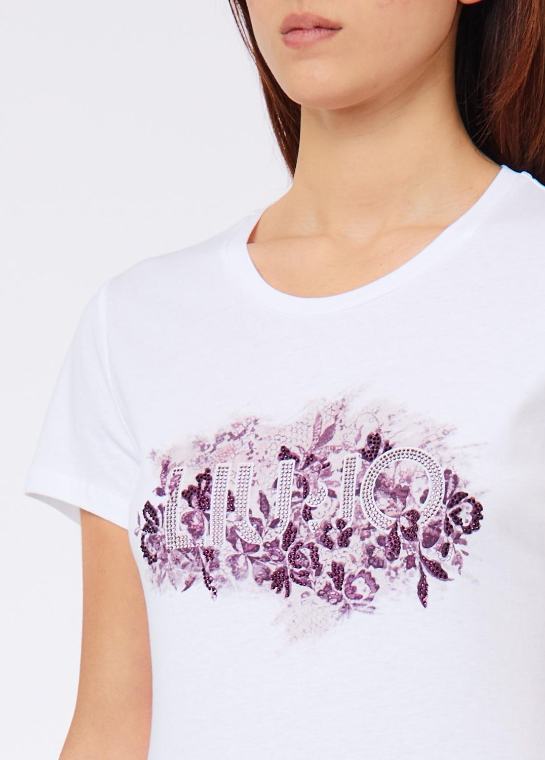T-SHIRT VAN LIU JO WF6346-JS923 L9466 BCO LIUJO MAINT ROMA