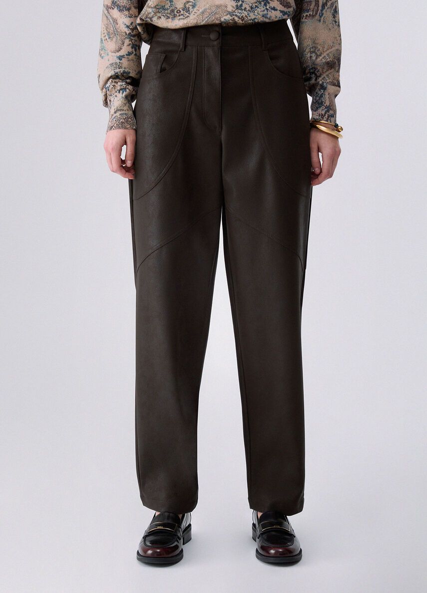 BROEK VAN LIU JO WF6144-E1157 X0787 BROWN UMBER