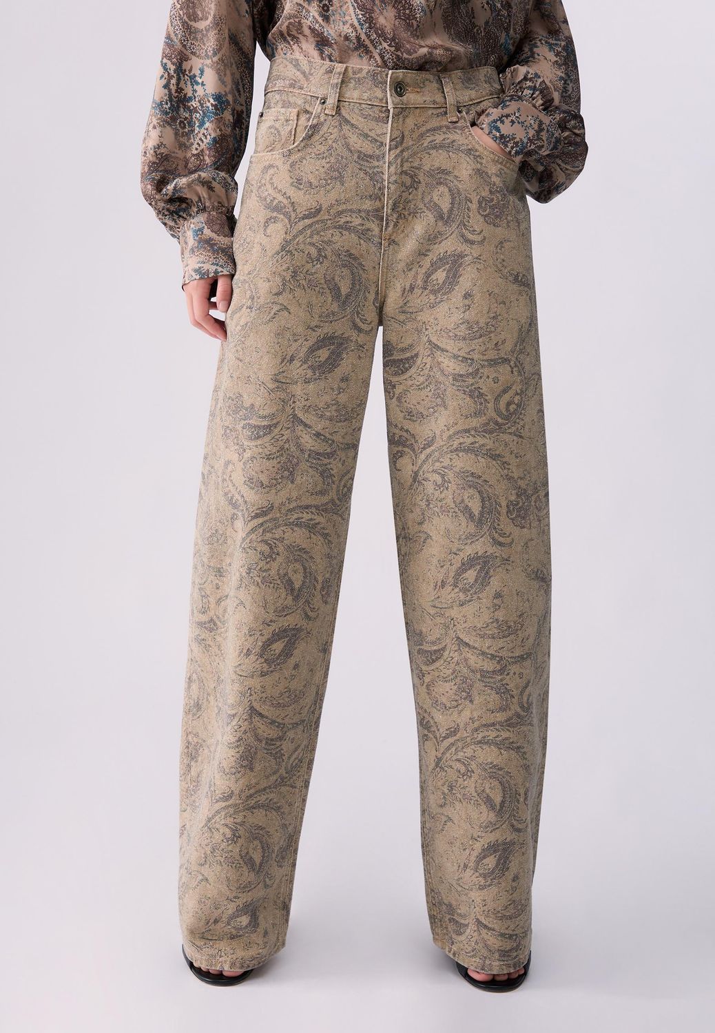 BROEK VAN LIU JO UF6163-T684A L9145 BEIGE CACHEMIRE