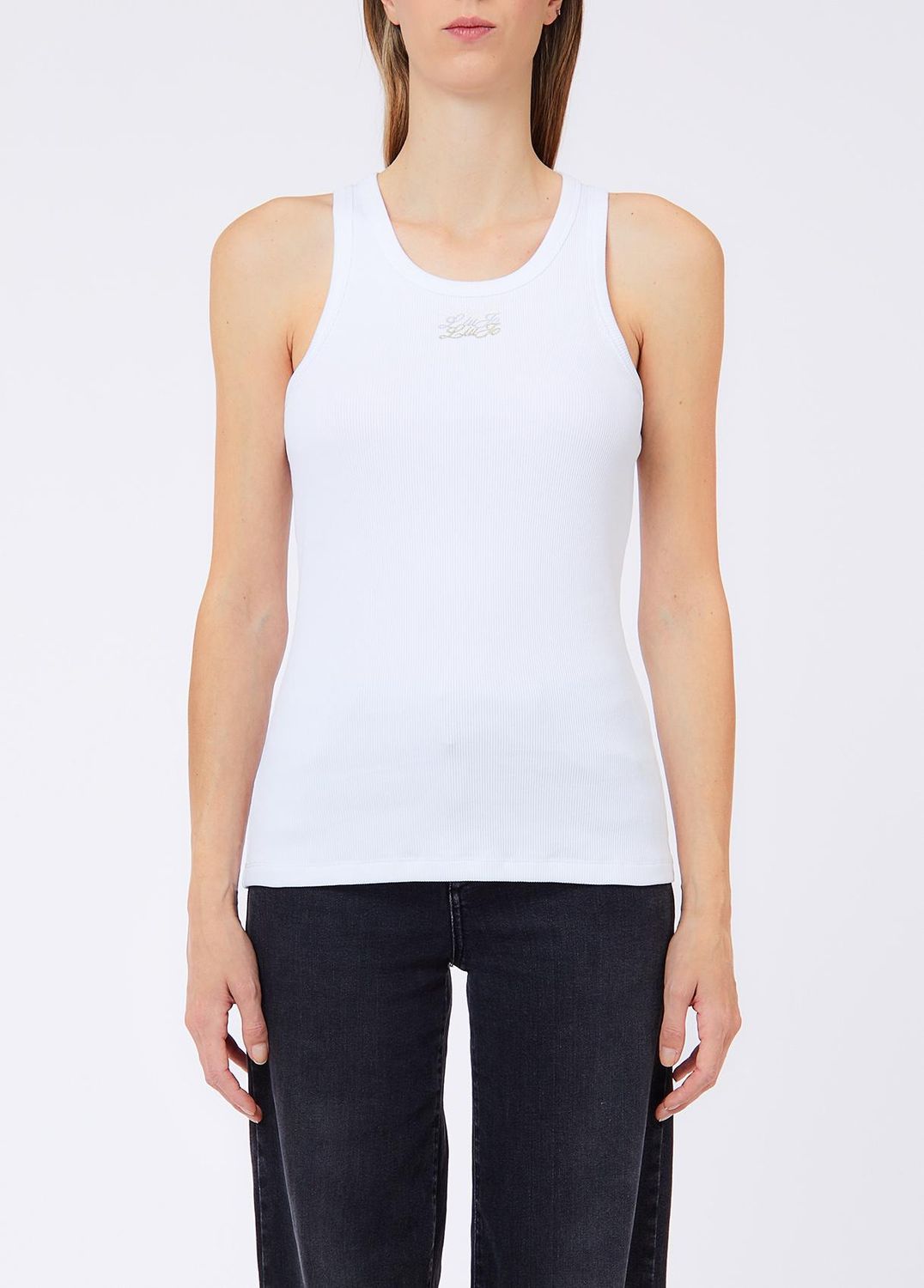 T-SHIRT VAN LIU JO WF6376-J4822 11111 BIANCO OTTICO