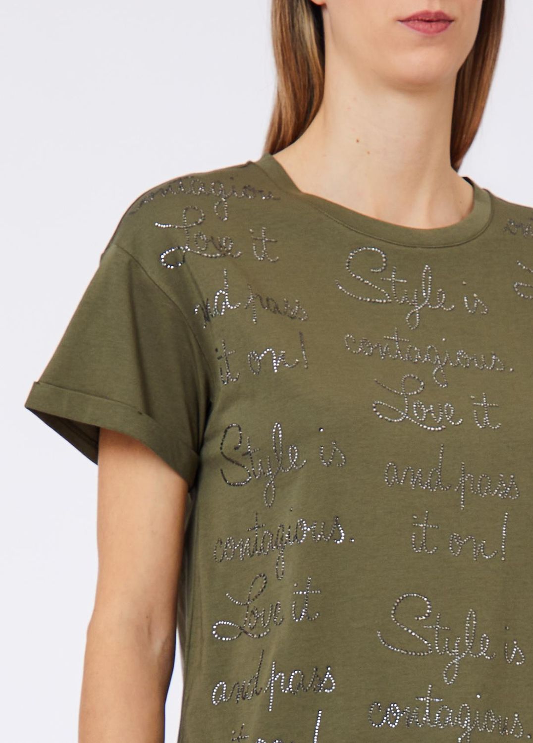 T-SHIRT VAN LIU JO WF6368-JS904 L9358 V.ALPINO MACRO STYLE