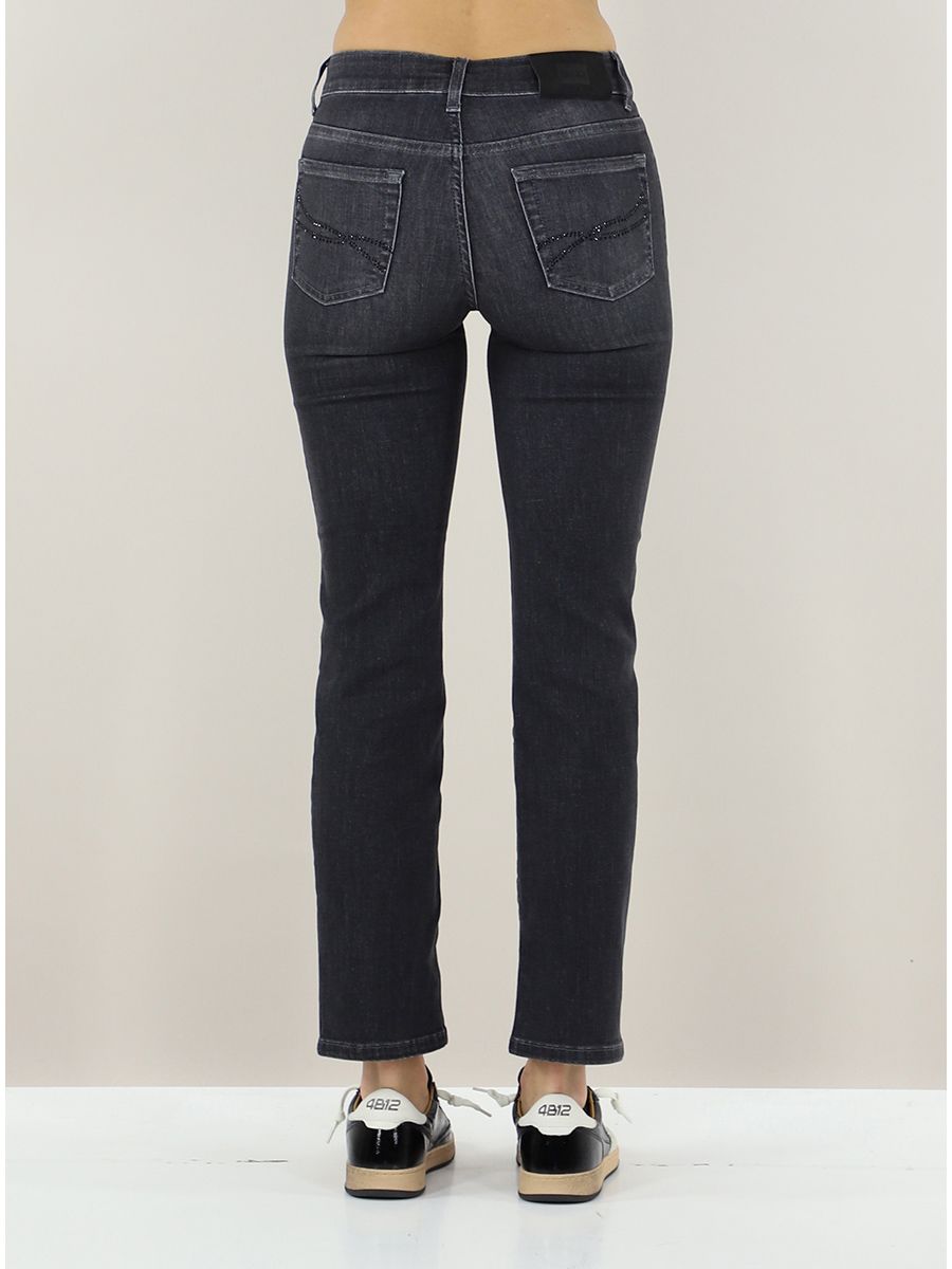 BROEK VAN LIU JO UF6066-DS081 87504 DEN.BLACK SUNSHINE W