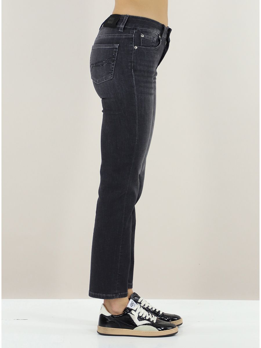 BROEK VAN LIU JO UF6066-DS081 87504 DEN.BLACK SUNSHINE W