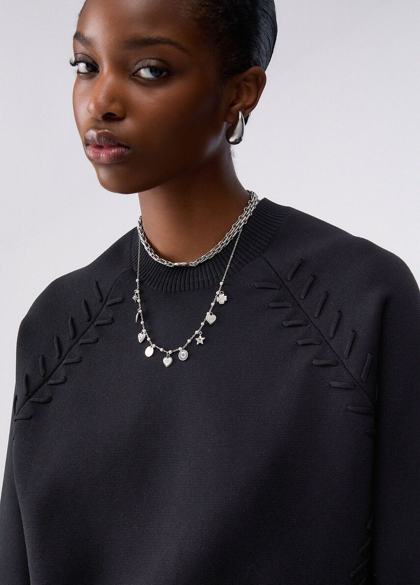 PULL VAN LIU JO WF6186-MS81R 22222 NERO