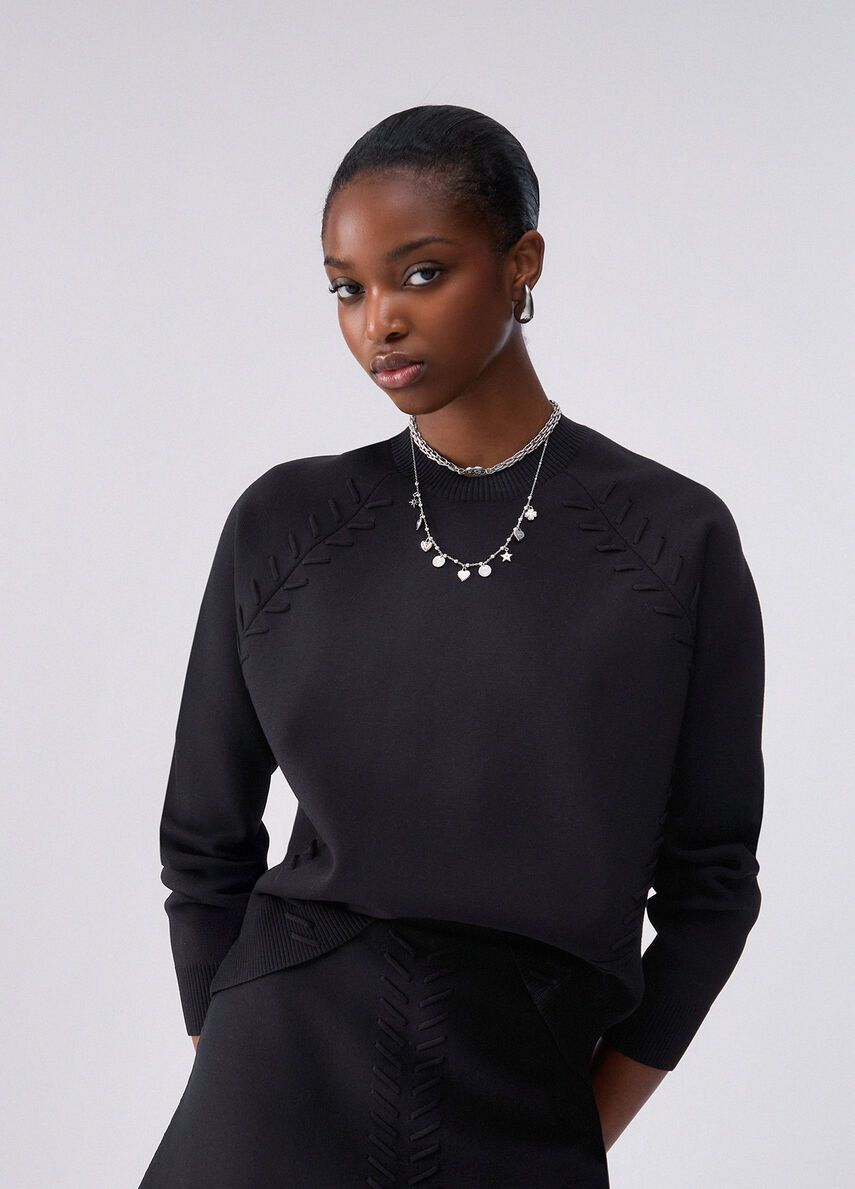 PULL VAN LIU JO WF6186-MS81R 22222 NERO