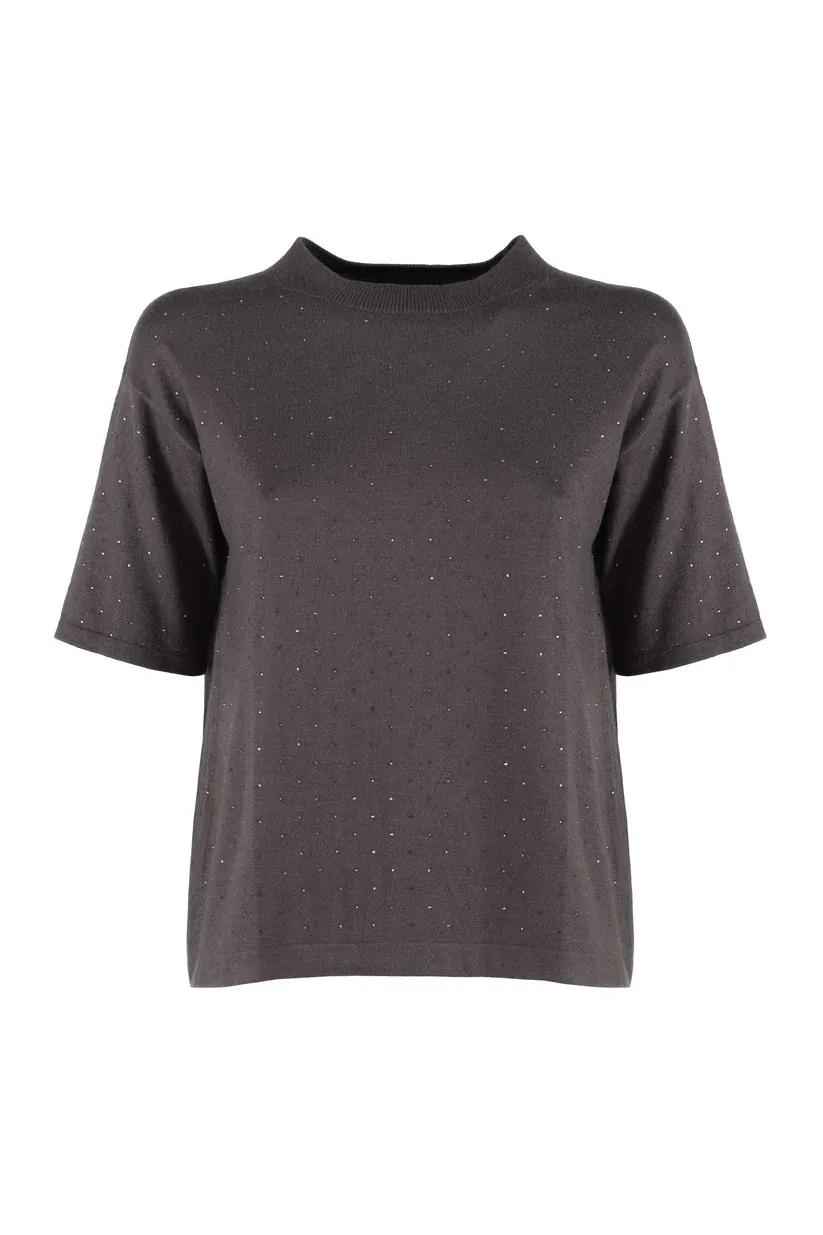 PULL VAN NENETTE 42BB-MOGANO 0308 VERDE MILITAIRE