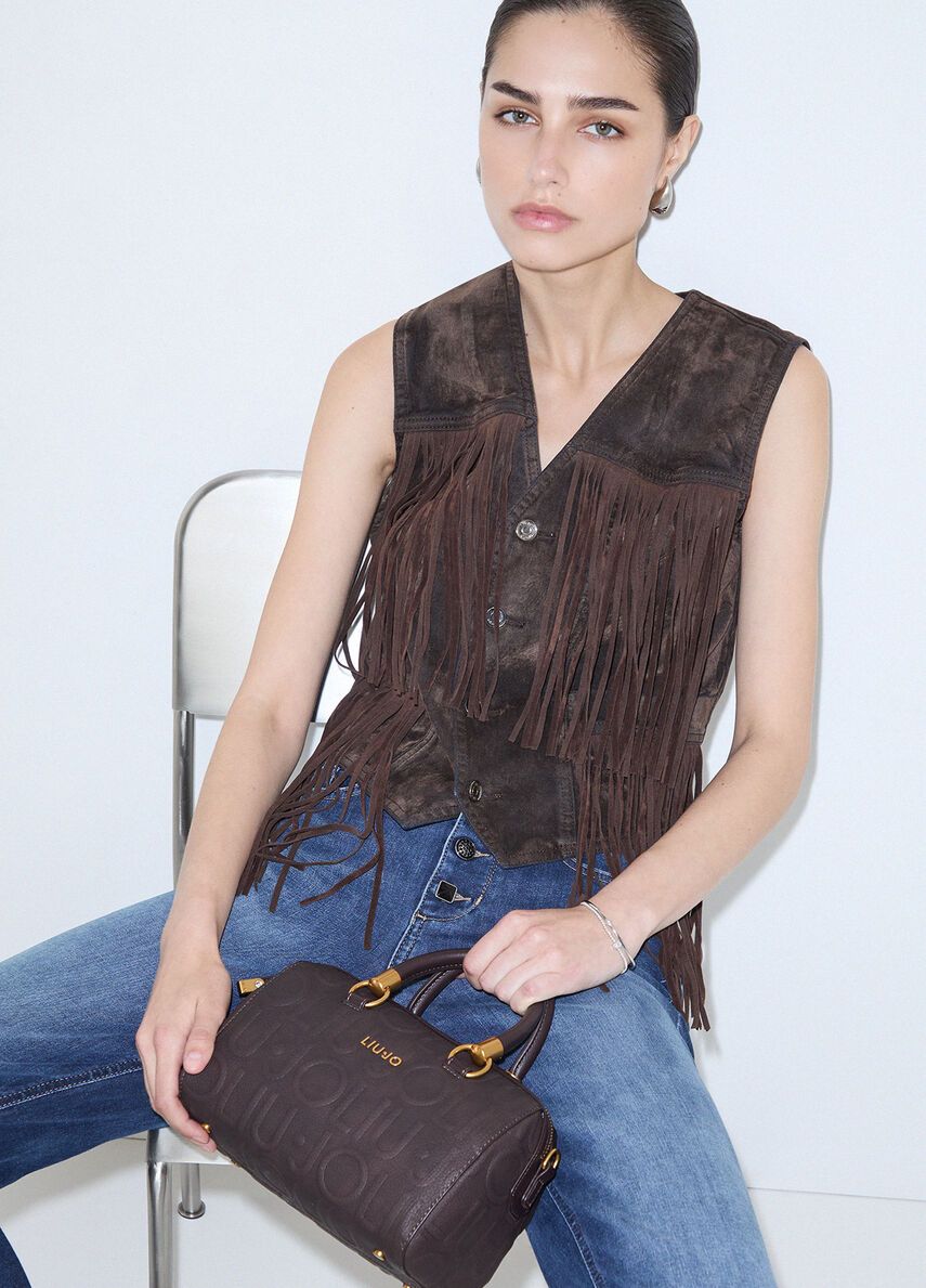 HANDTAS VAN LIU JO AF6160-E1139 91419 DEEP BROWN