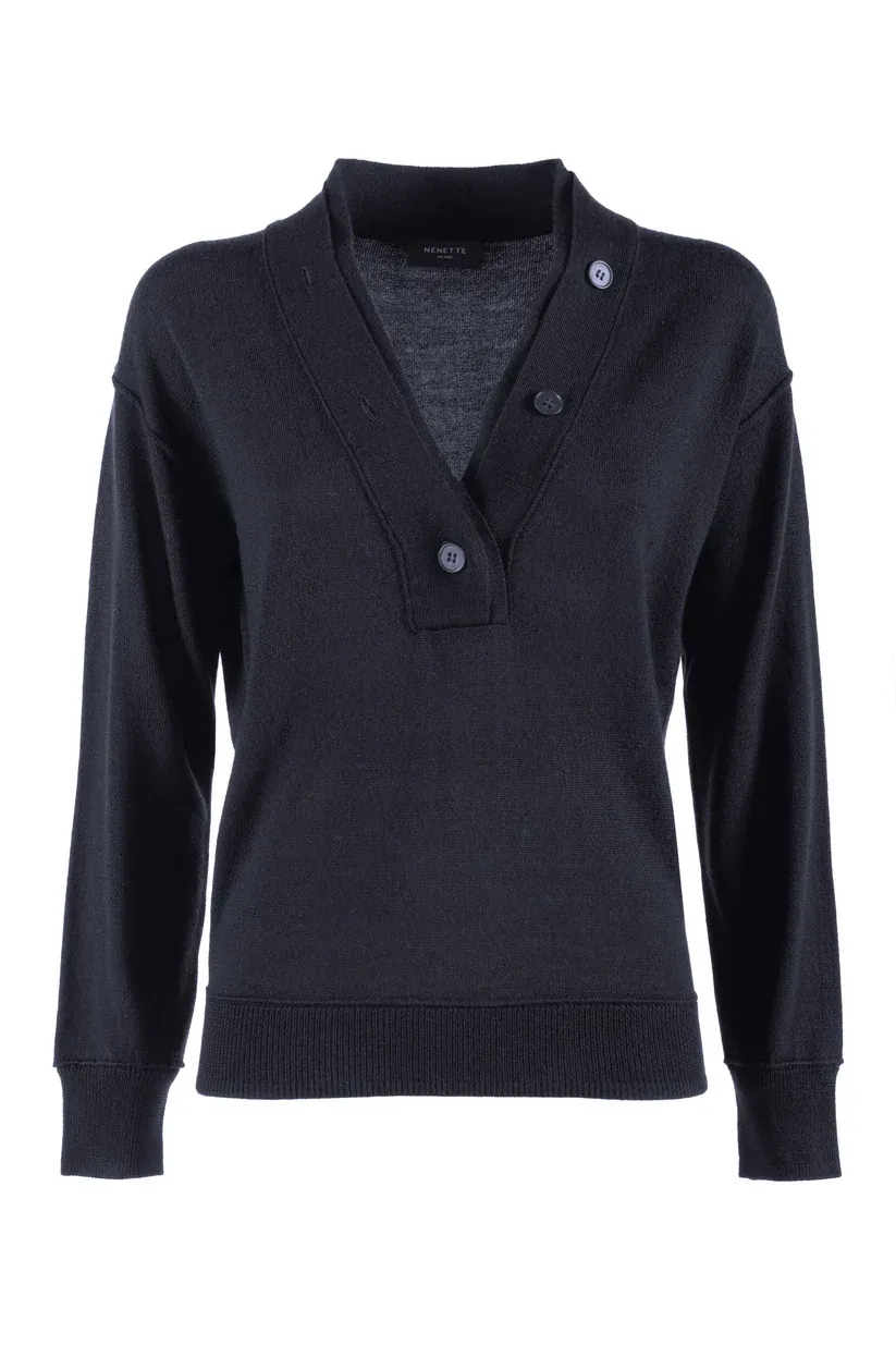 PULL VAN NENETTE 42BB-MIAMI 0700 NERO
