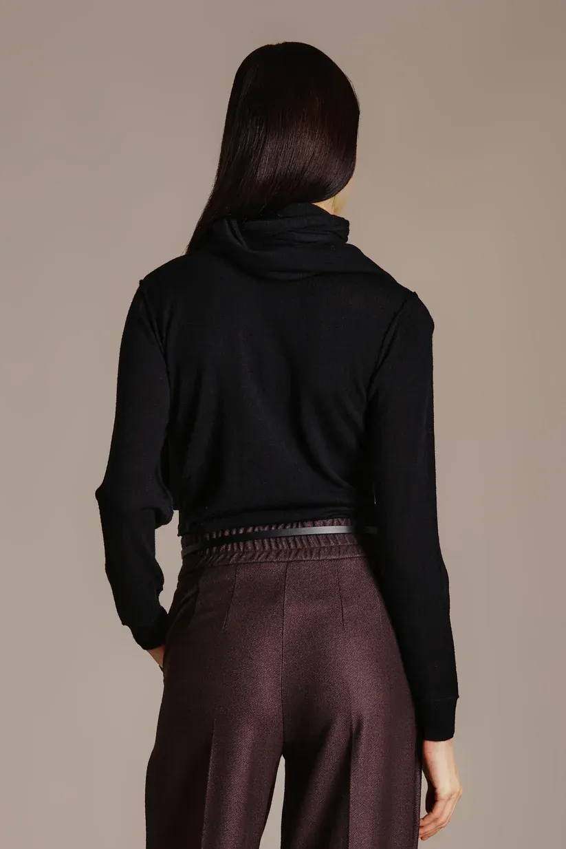 GILET VAN NENETTE 42BB-CARAIBICA 0700 NERO