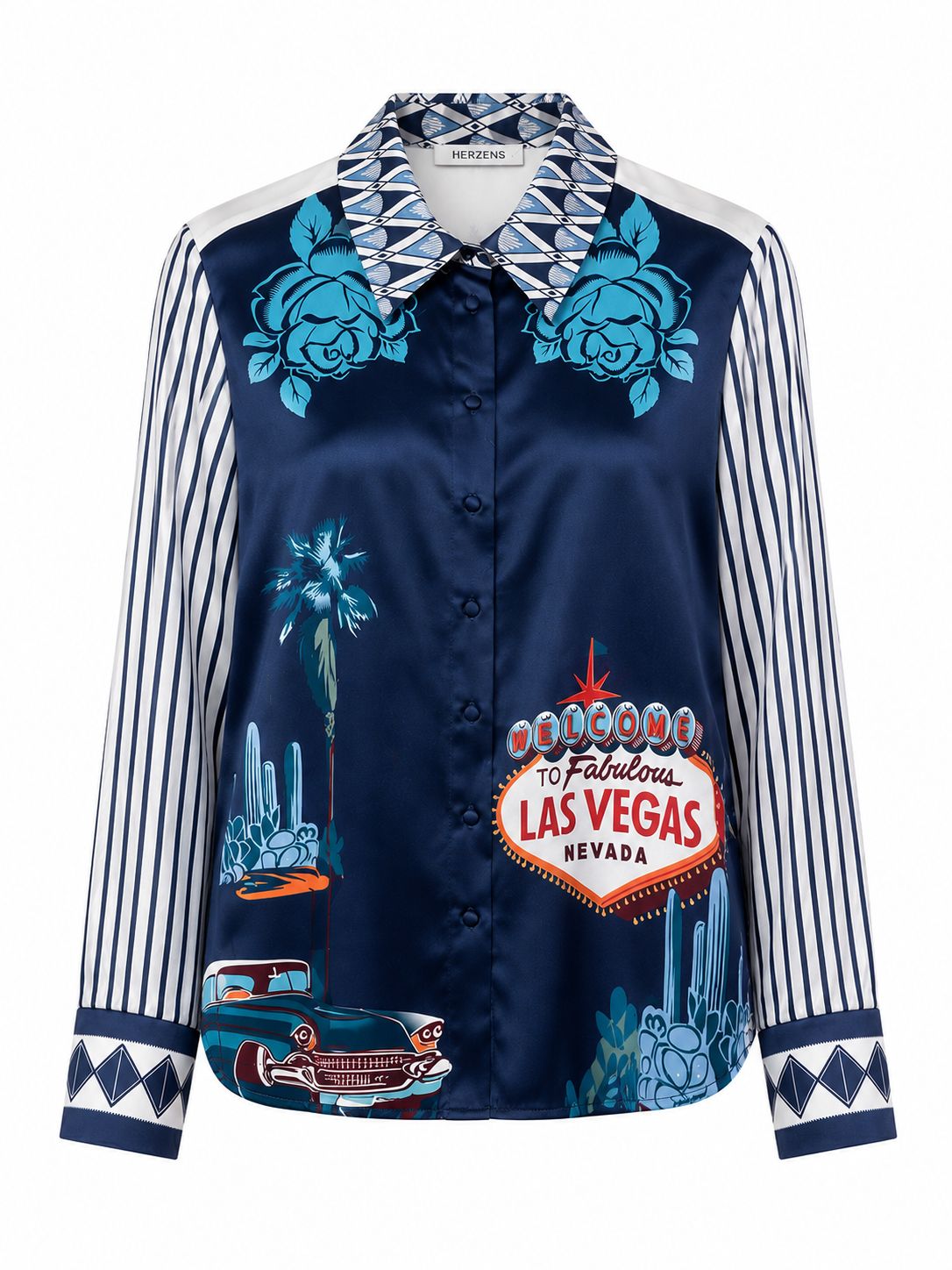 BLOES VAN HERZEN'S 25263-6160 263052 NIGHT BLUE MULTI