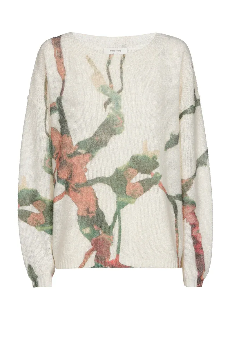 PULL VAN MARIE MERO PU97/CRE+HEN CREME