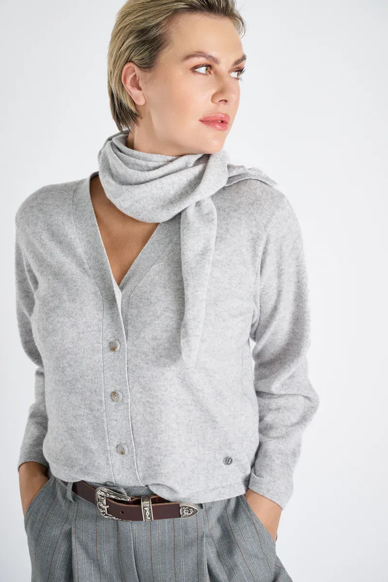 CARDIGAN VAN MARIE MERO CA53/GRE GREY