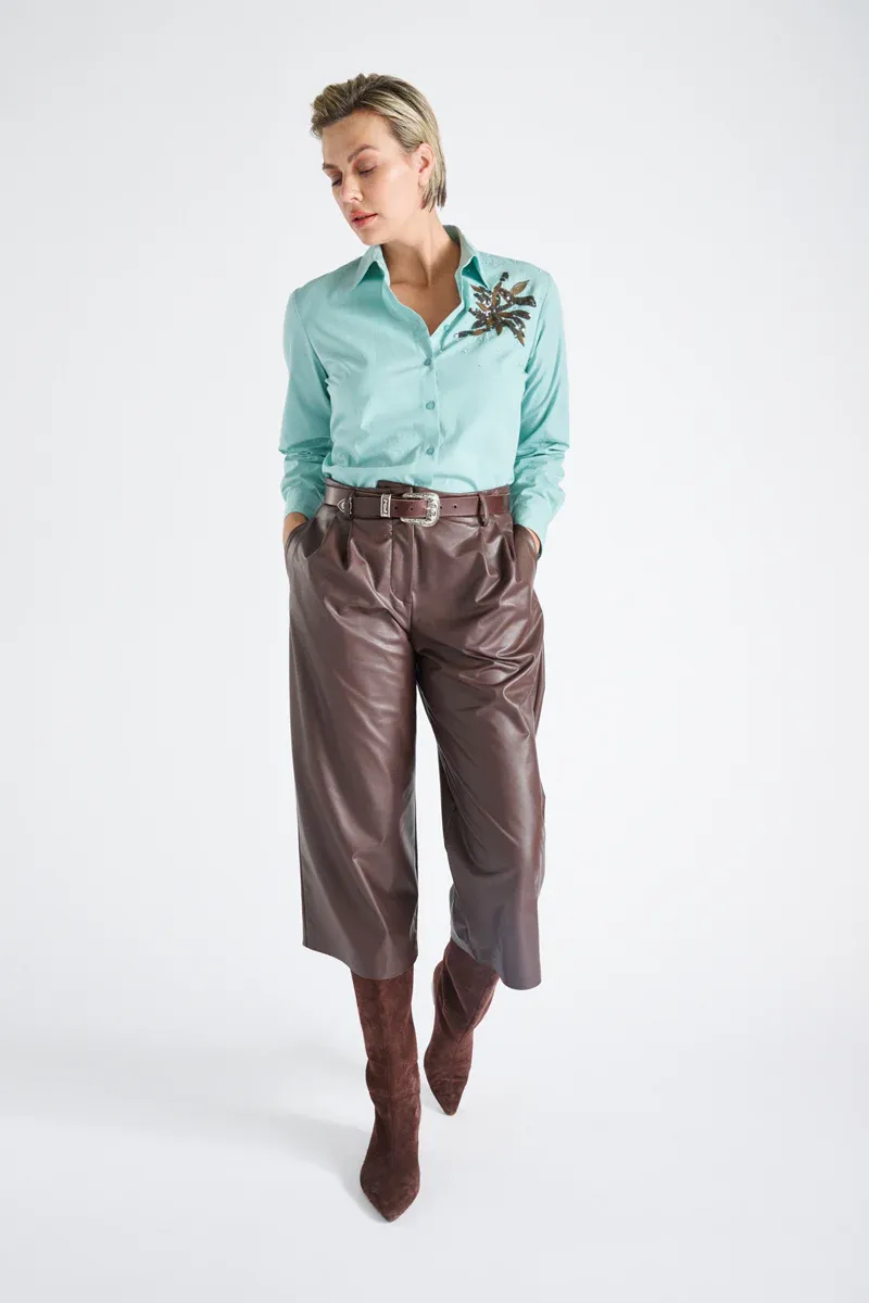 BLOES VAN MARIE MERO BL53/EME+BRO EMERALD/BROWN
