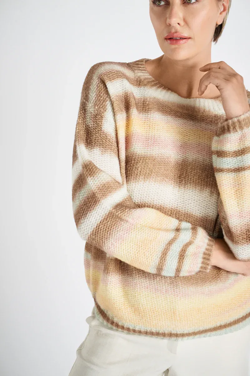 PULL VAN MARIE MERO PU94/WAL+CRE WALNUT/CREME