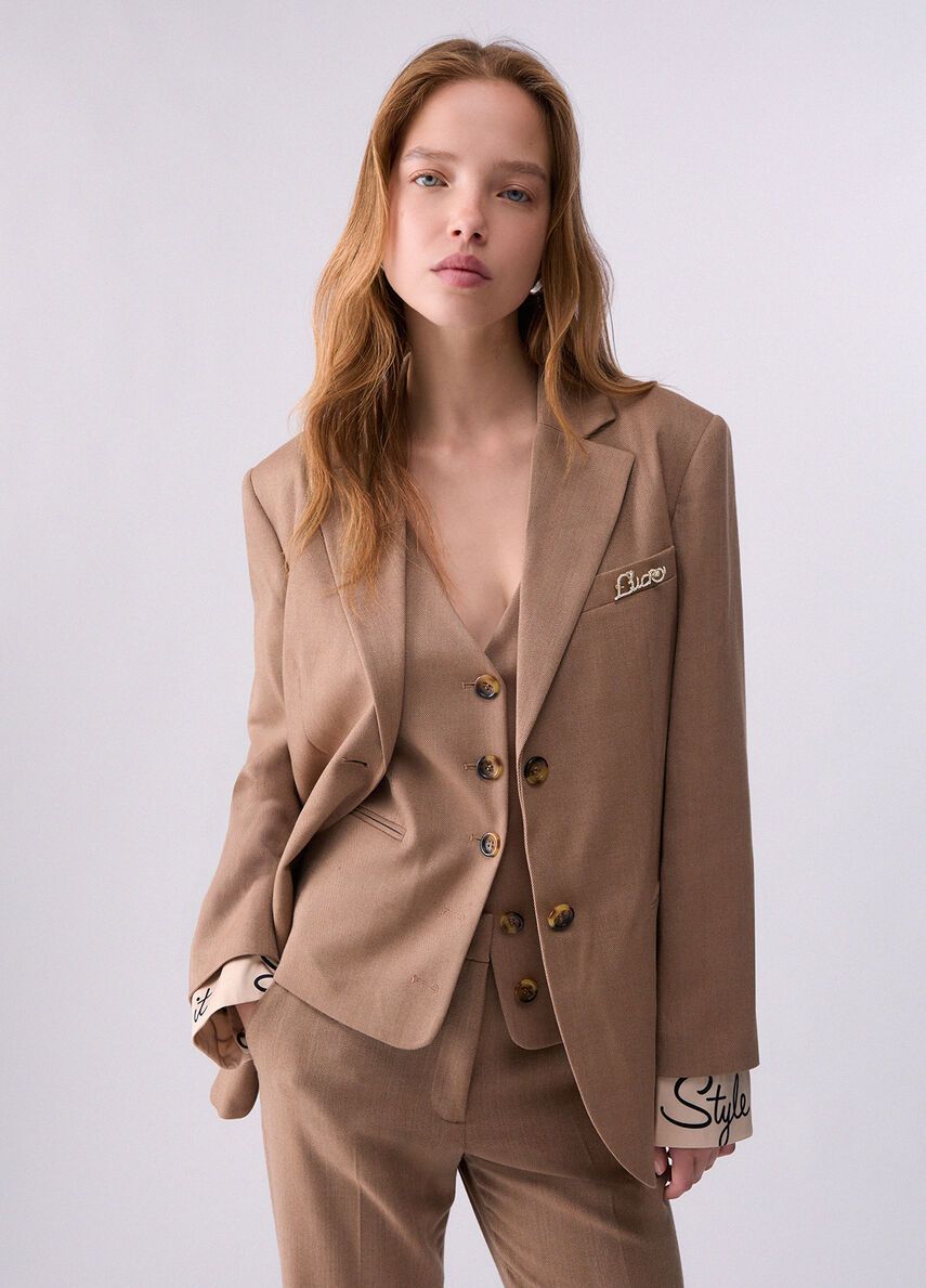 BLAZER VAN LIU JO WF6211-T732A L9179 CAMEL RESCA MIX