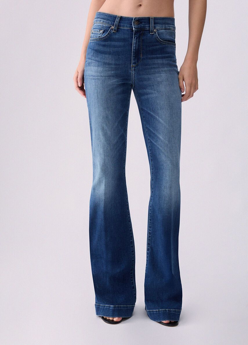 BROEK VAN LIU JO UF6061-DS081 7L076 DEN.BLUE L.DK.SUNSHI