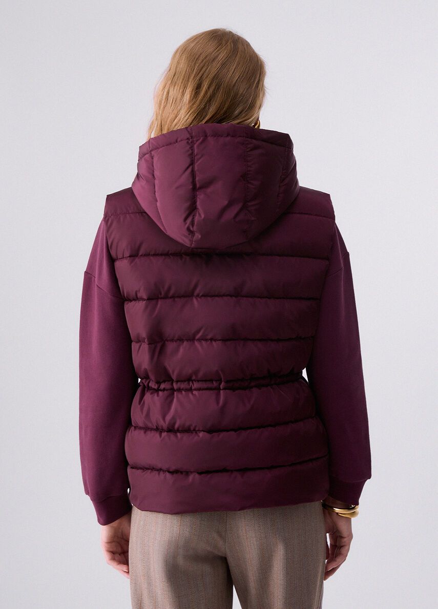 BODYWARMER VAN LIU JO TF6120-TS62A 91718 RED AUBERGINE