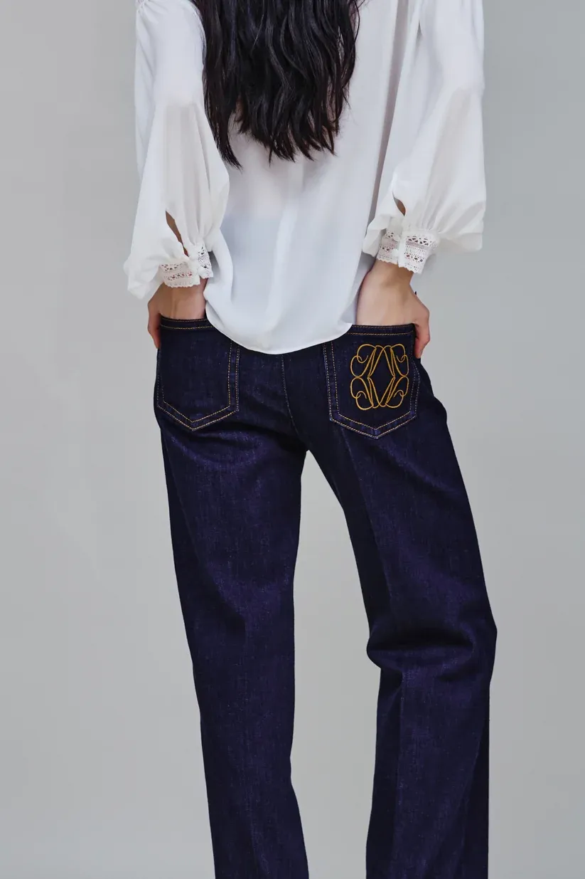 BROEK VAN NENETTE 42BB-SEMOLA 0473 LAVAGGIO BLU