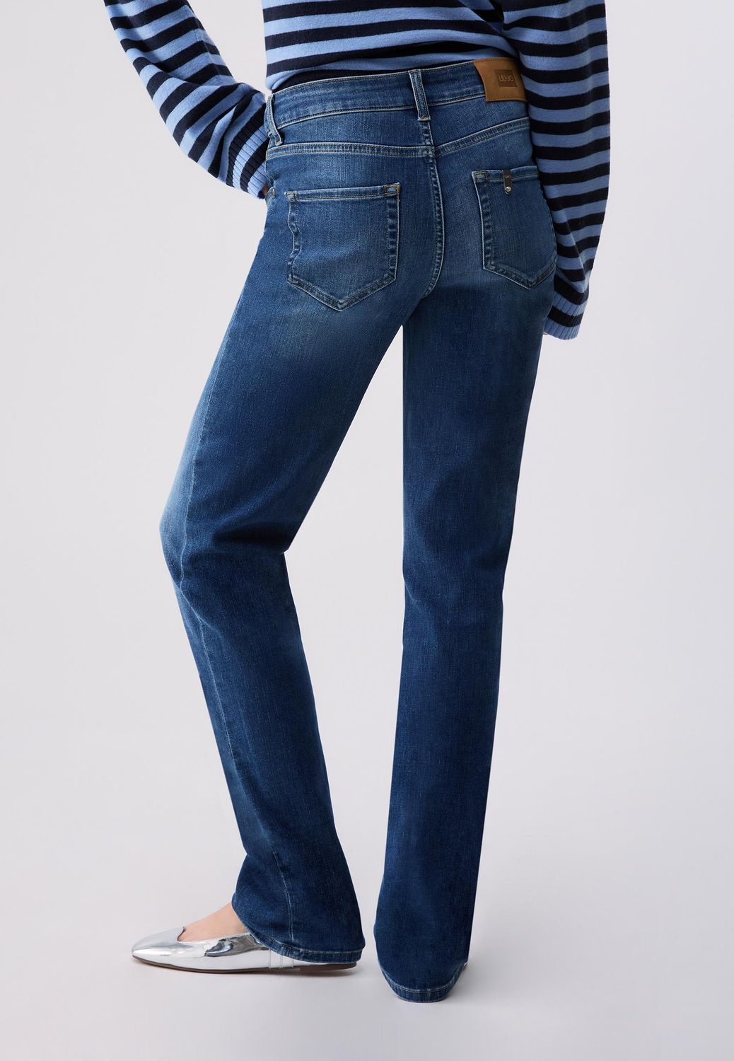 BROEK VAN LIU JO UF6063-DS081 79076 DEN.BLUE DK.SUNSHINE