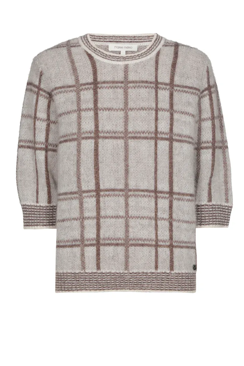 PULL VAN MARIE MERO PU27/CRE+BRO CREAM/BROWN
