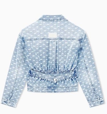 VEST VAN ARMANI XW002533 AF25777 FB010 ALL OVER LIGHT BLUE DENIM