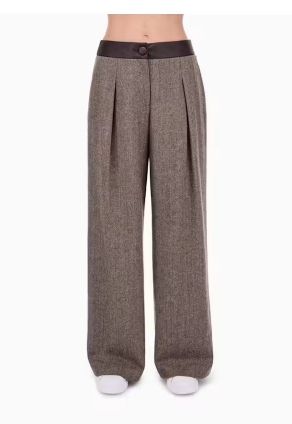 BROEK VAN ARMANI XW002479 AF26078 F6044 ANTAGONIST HERRINGBONE