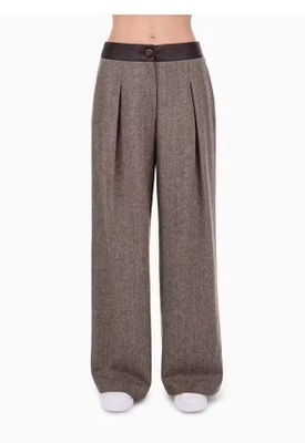 BROEK VAN ARMANI XW002479 AF26078 F6044 ANTAGONIST HERRINGBONE