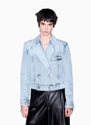 VEST VAN ARMANI XW002996 AF25768 MB001 BLUE DENIM