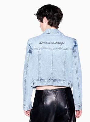 VEST VAN ARMANI XW002996 AF25768 MB001 BLUE DENIM