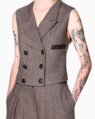 ONDERVEST VAN ARMANI XW002509 AF26078 F6044 ANTAGONIST HERRINGBO