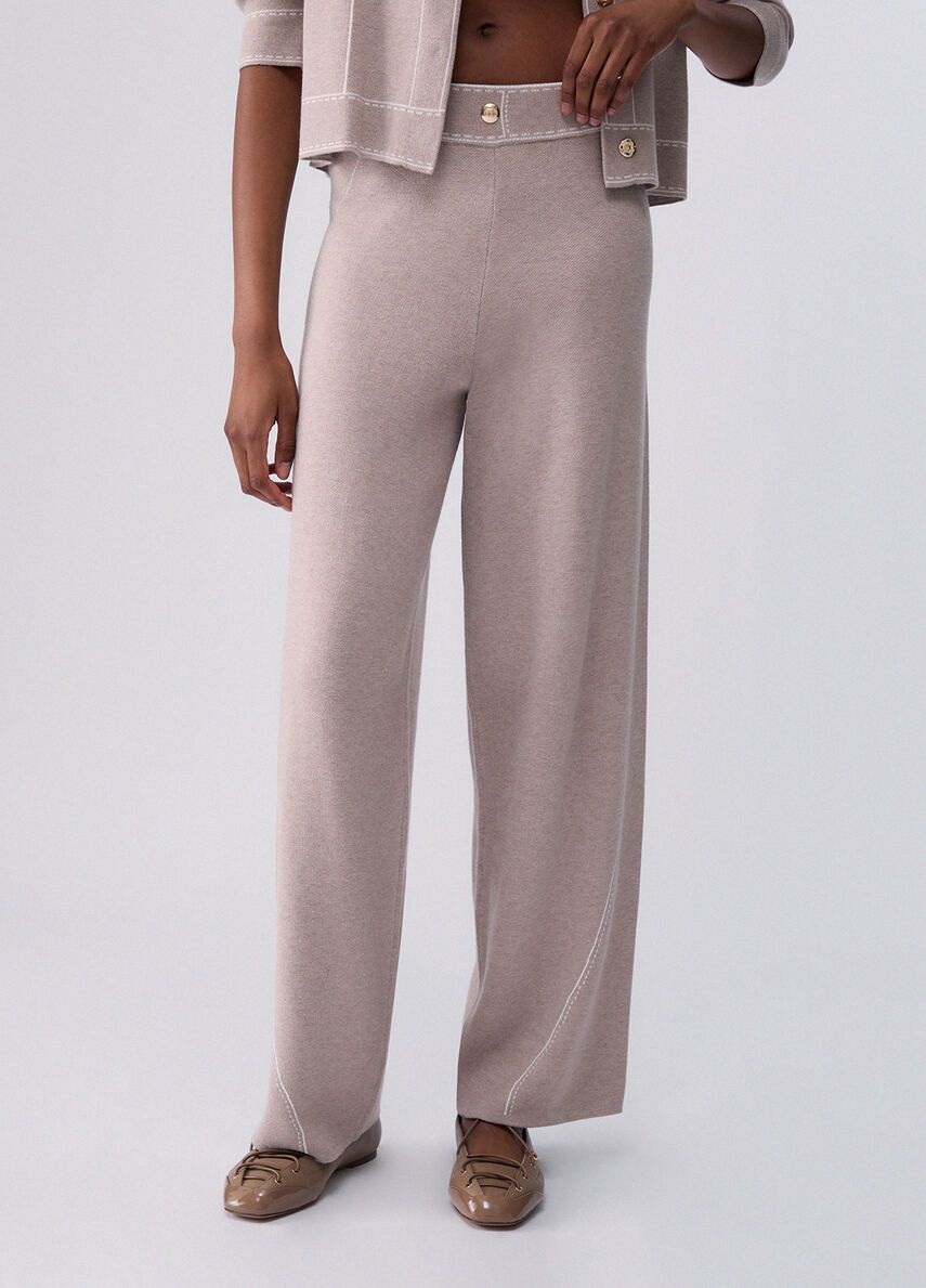 BROEK VAN LIU JO TF6077-MS59L D3034 BULLDOGCHMEL/BCO LAN