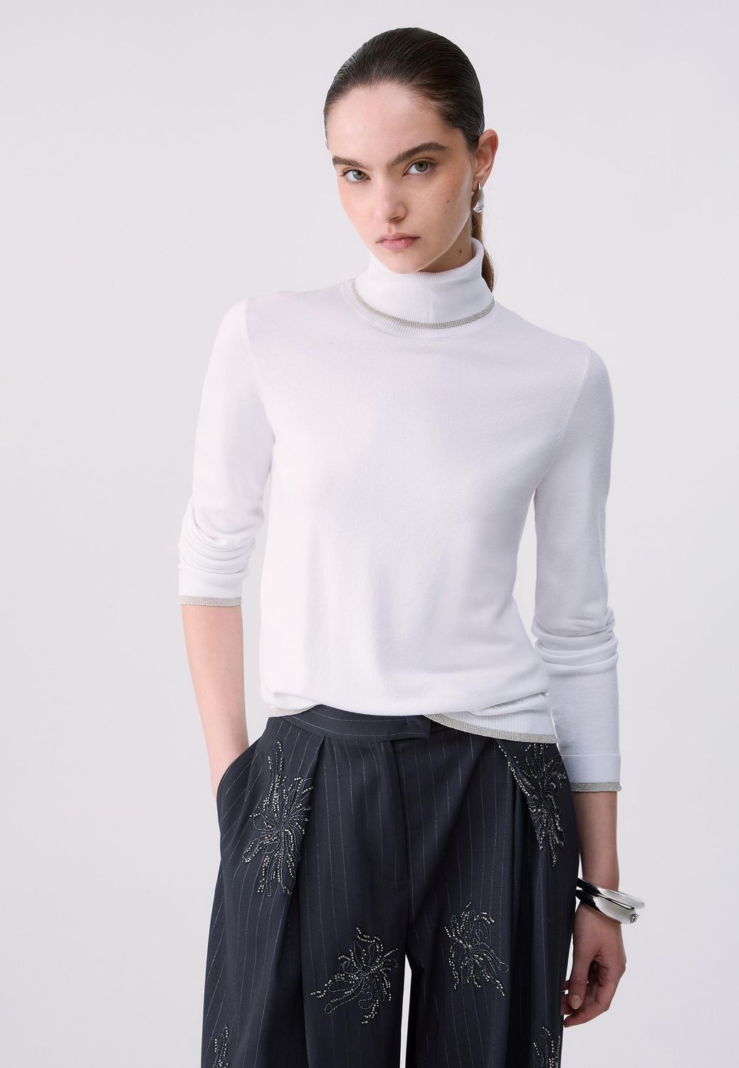 PULL VAN LIU JO WF6013-MS49I 10701 BIANCO LANA