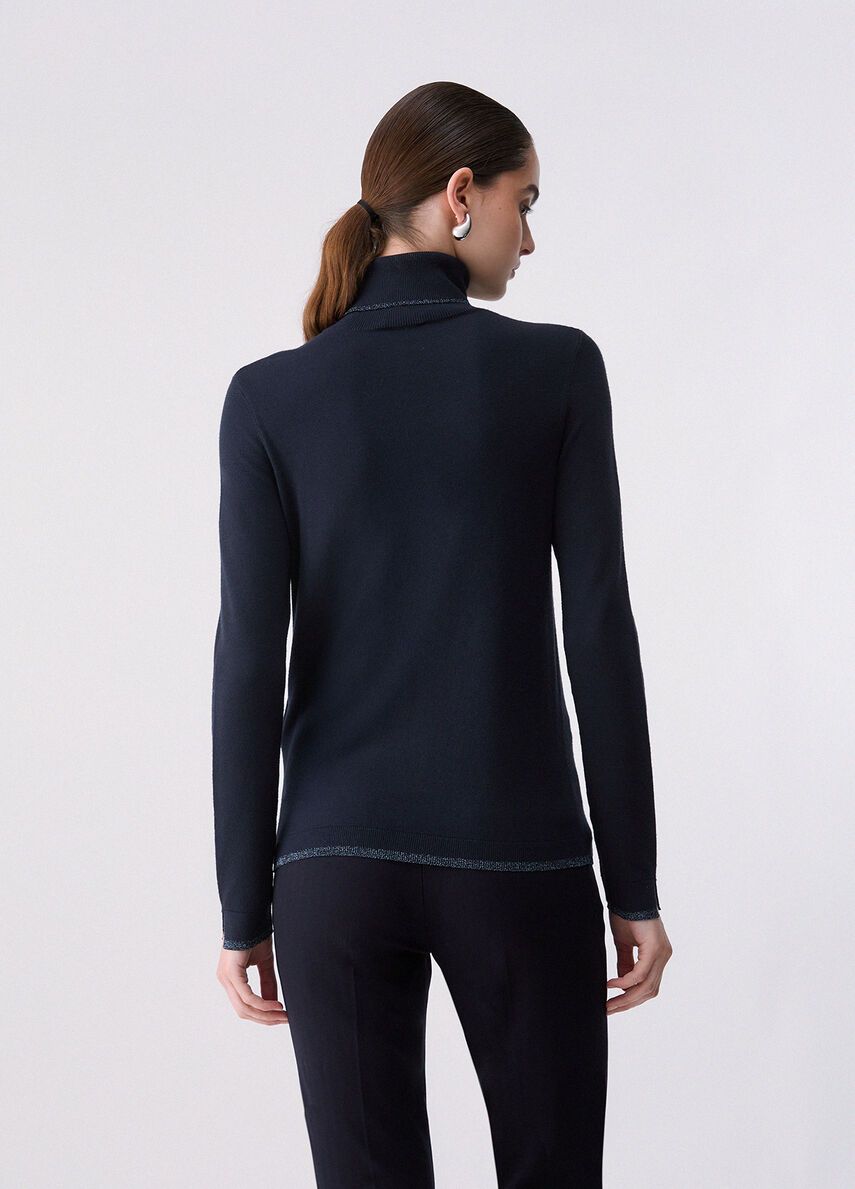 PULL VAN LIU JO WF6013-MS49I 93922 NUIT NOIR