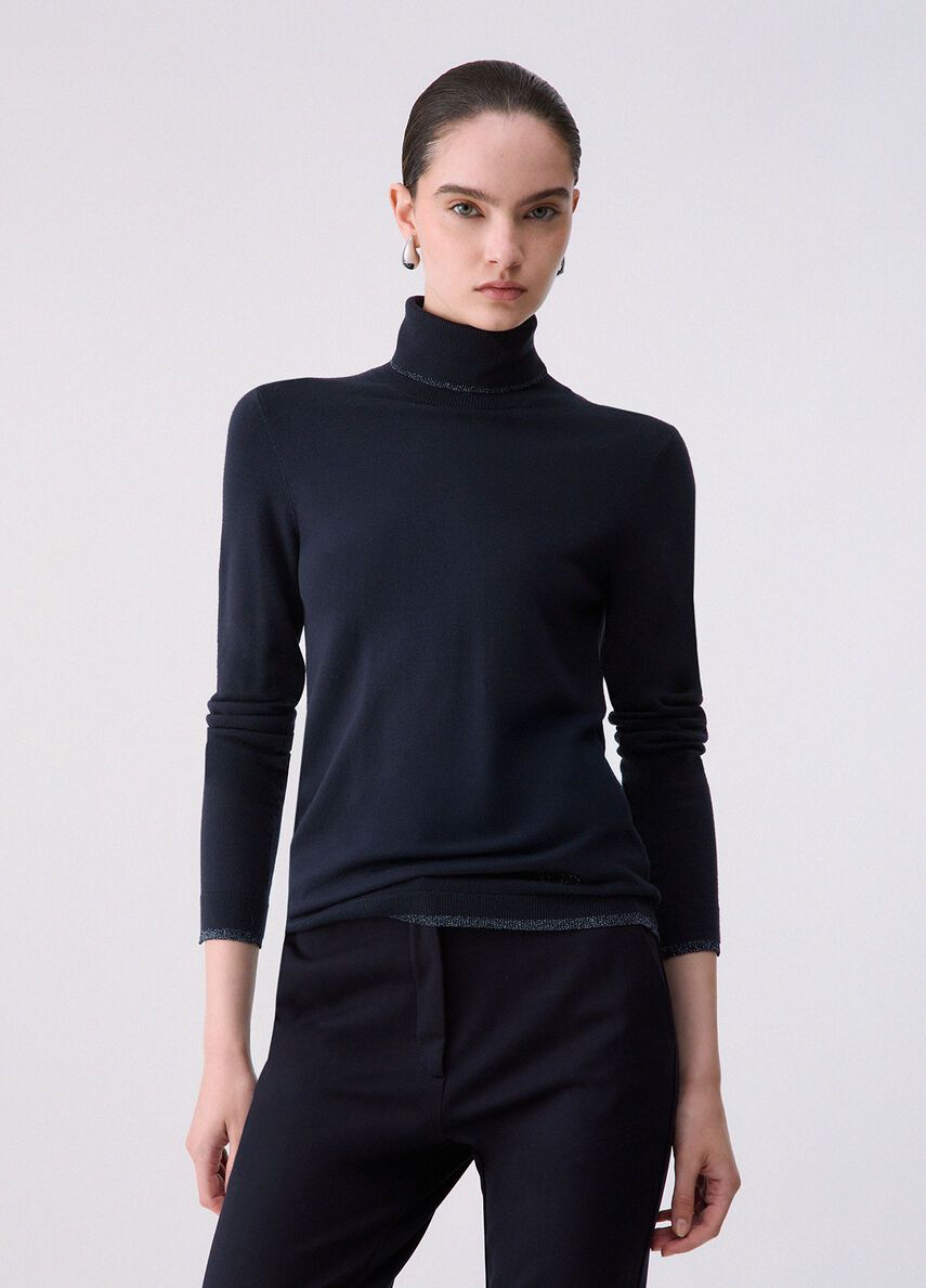 PULL VAN LIU JO WF6013-MS49I 93922 NUIT NOIR