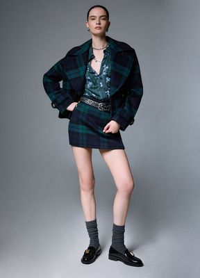JAS VAN LIU JO WF6352-T719A Z9545 BLUE TARTAN