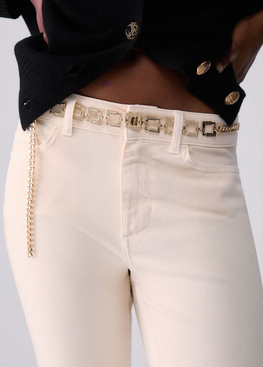 BROEK VAN LIU JO UF6013-T690A 30905 ANGORA