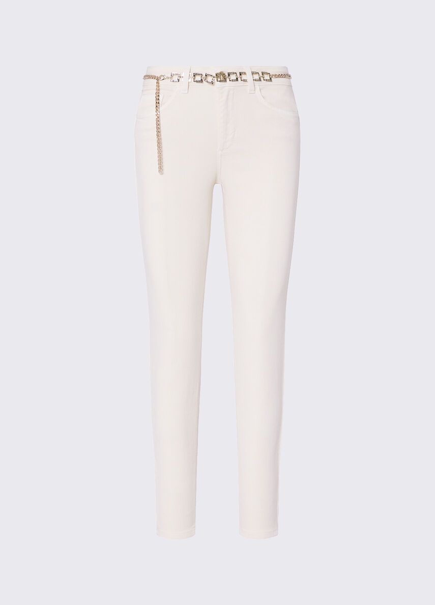 BROEK VAN LIU JO UF6013-T690A 30905 ANGORA