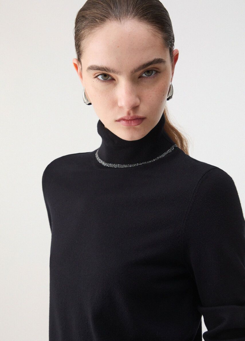 PULL VAN LIU JO WF6013-MS49I 22222 NERO