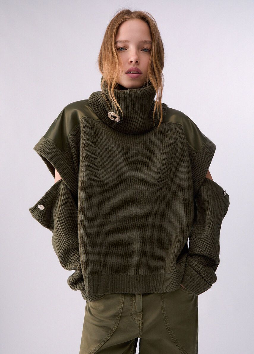 PULL VAN LIU JO WF6052-MS051 90510 VERDE ALPINO