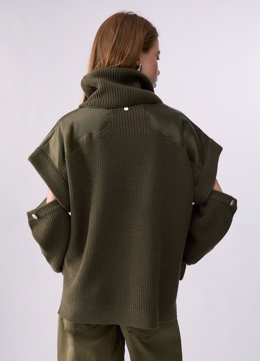 PULL VAN LIU JO WF6052-MS051 90510 VERDE ALPINO