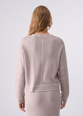 PULL VAN LIU JO TF6180-MS59L D3034 BULLDOGCHMEL/BCO LAN