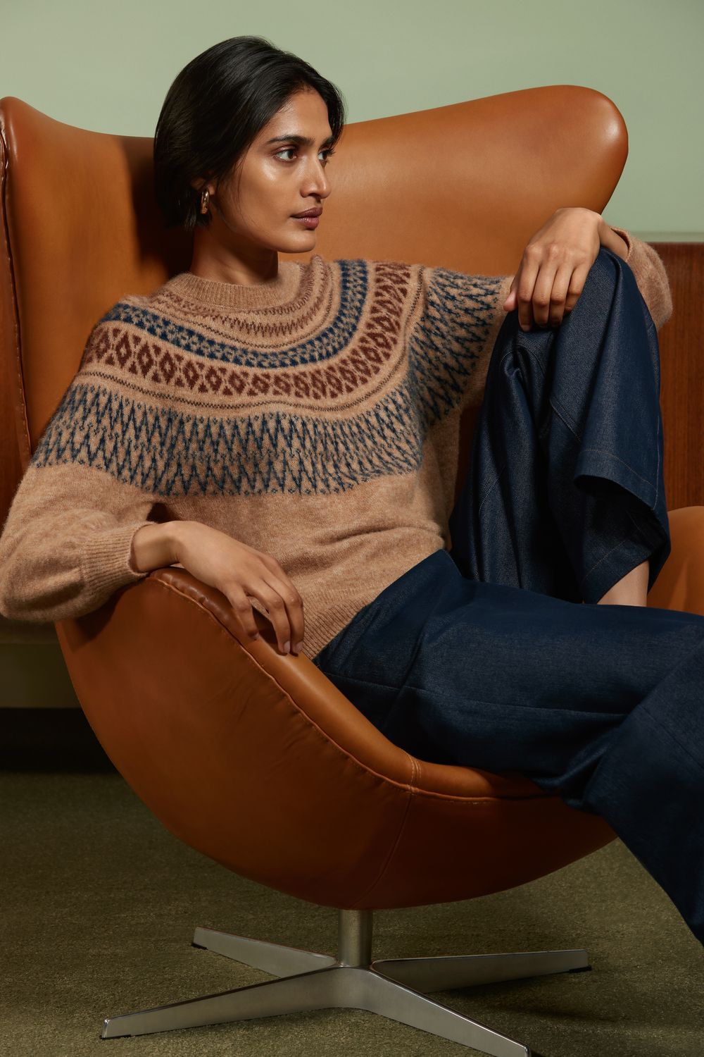 BROEK VAN ATMOS A2416BK/R AELA INDIGO