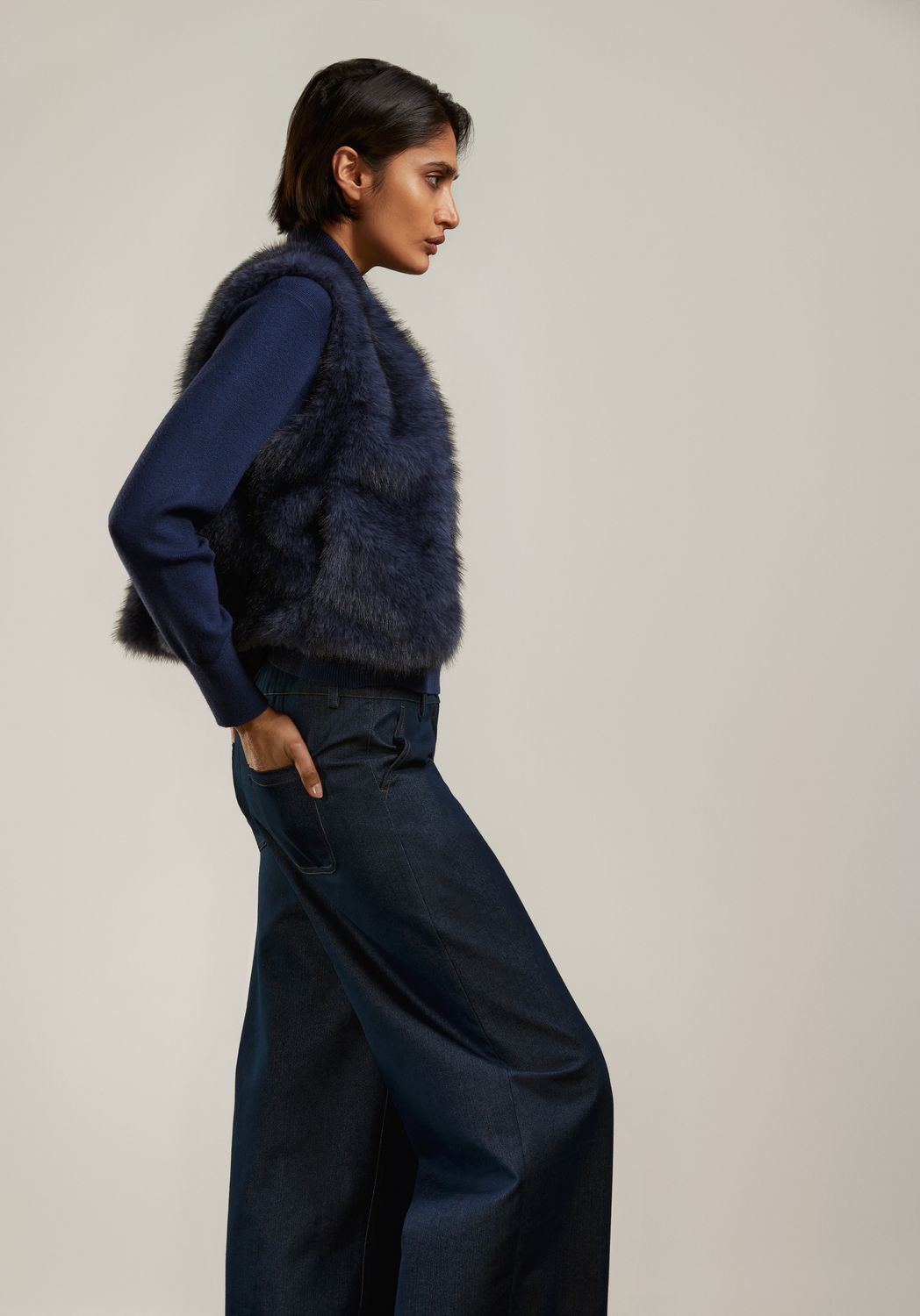 BROEK VAN ATMOS A2416BK/R AELA INDIGO