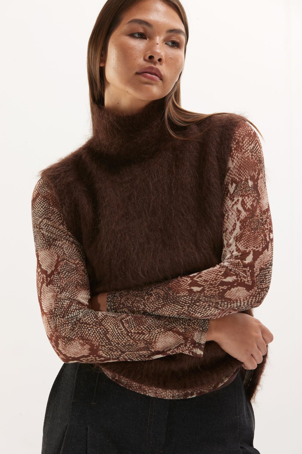 T-SHIRT VAN SENSO S2736TS-D SNAQ BROWN
