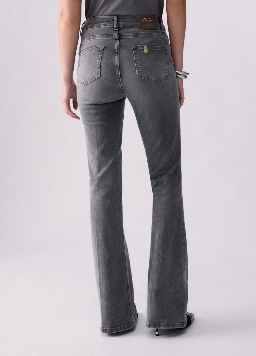 BROEK VAN LIU JO UF6015-D0357 87510 DENIM GREY HOPE WASH