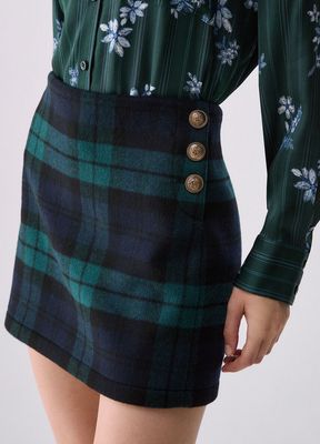ROK VAN LIU JO WF6262-T719A Z9545 BLUE TARTAN