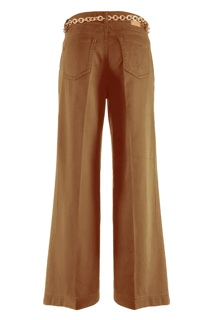 BROEK VAN NENETTE 42BB-STARS 0604 CACAO