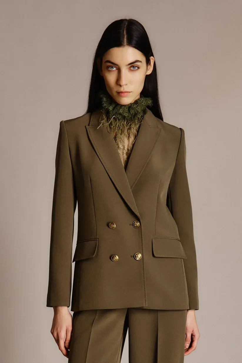 BLAZER VAN NENETTE 42BB-BAILA 0308 VERDE MILITARE