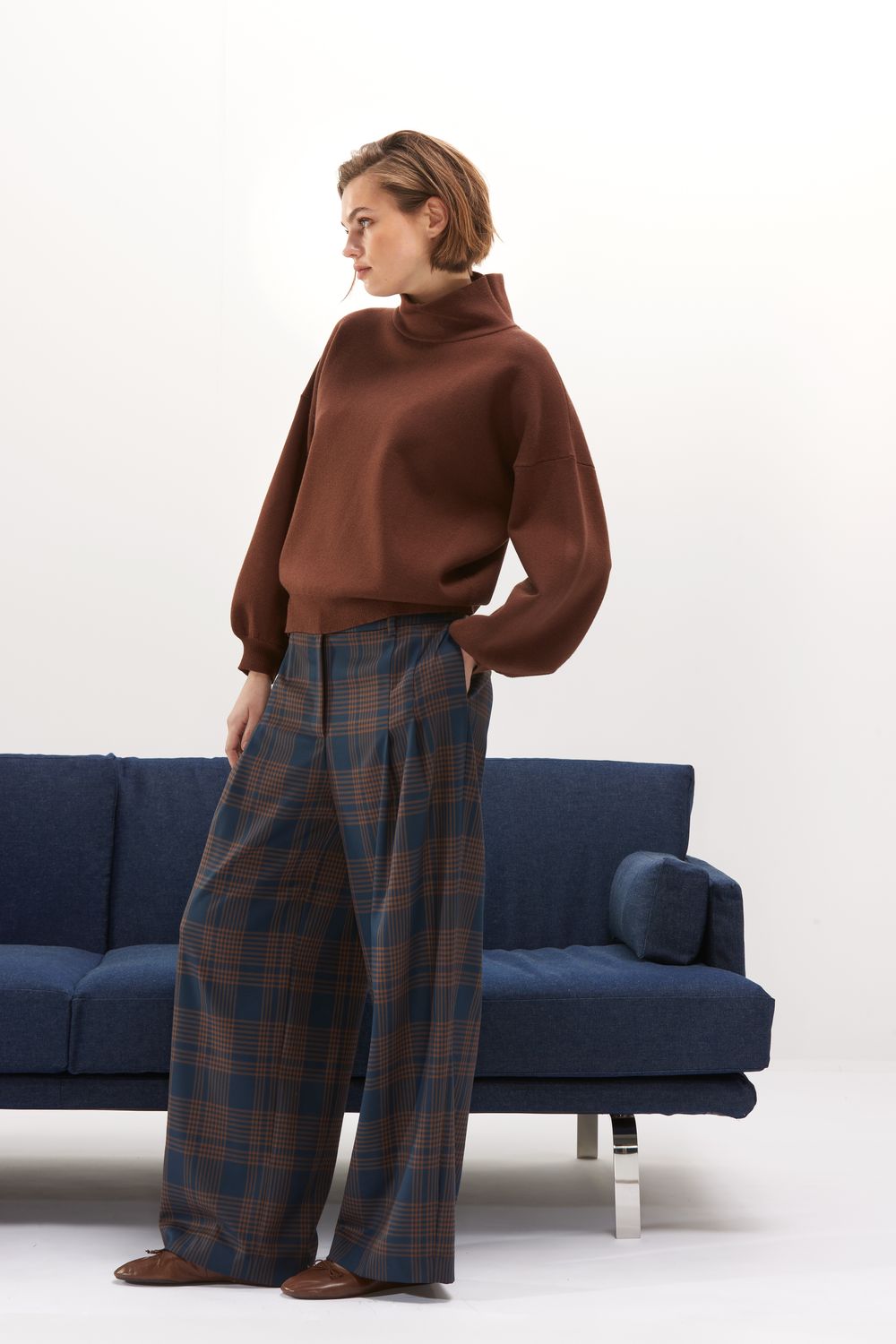 BROEK VAN SENSO S2709BK LUMIA COGNAC