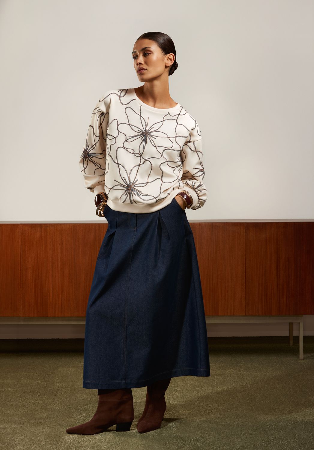 PULL VAN ATMOS A2469PL/R MERVE DENIM
